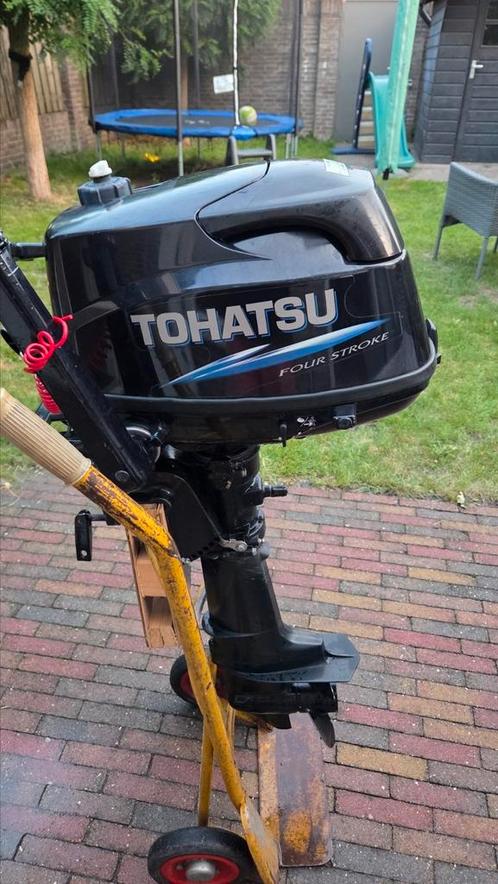 Tohatsu 6pk 4 takt, Watersport en Boten, Buiten- en Binnenboordmotoren, Gebruikt, Benzine, Buitenboordmotor, Minder dan 5 pk, Viertaktmotor