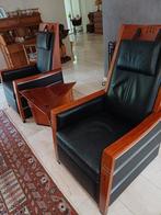 Schuitema Deco Relax fauteuils set van 2, Ophalen, Minder dan 75 cm, Leer, Zo goed als nieuw