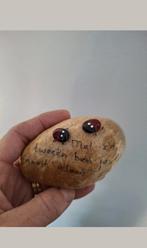 Decoratie steen met zijn tweeën ben je nooit alleen, Verzamelen, Beelden en Beeldjes, Ophalen of Verzenden, Nieuw, Religie