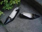 GRATIS VERZENDEN NIEUWE ZWARTE LEREN FIRETTI PUMPS 40, Pumps, Verzenden, Zwart, Nieuw