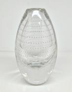 Floris Meydam Glasfabriek Leerdam langwerpig spijkervaasje., Ophalen of Verzenden