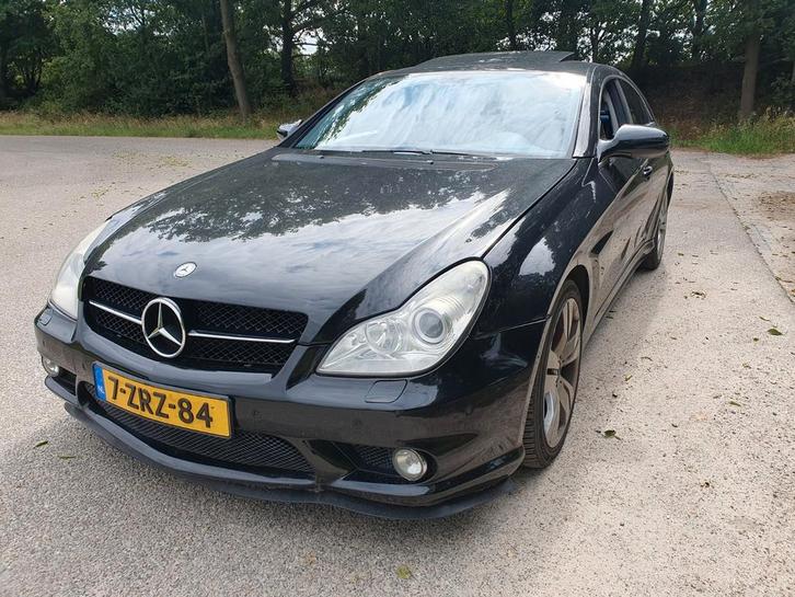 Mercedes-Benz CLS 5.5 Cls500 AMG pakket AUT 2008 Zwart, Auto's, Mercedes-Benz, Particulier, CLS, Benzine, F, Sedan, Automaat, Geïmporteerd