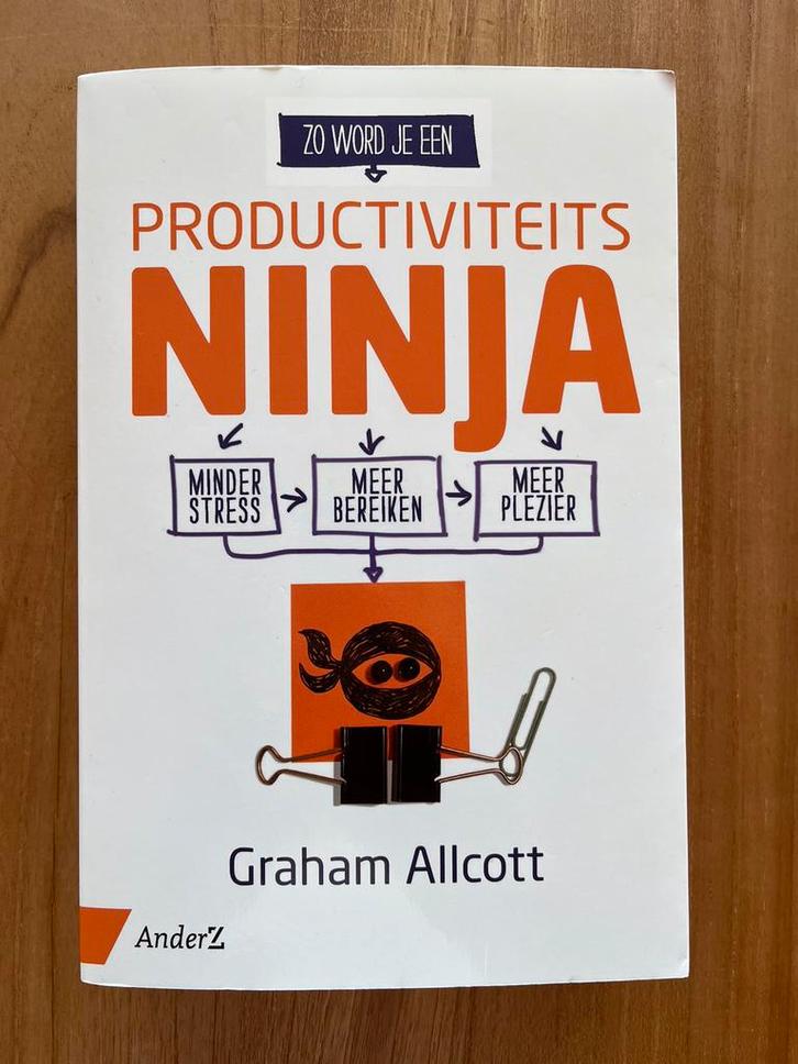 Graham Allcott - Zo word je een Productiviteits Ninja, Boeken, Wetenschap, Zo goed als nieuw, Sociale wetenschap, Ophalen