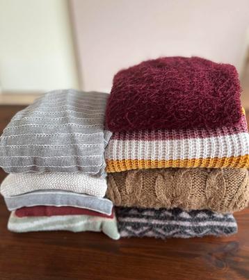 Stapel zomer/wintertruien/vesten dames mt 38/40 beschikbaar voor biedingen