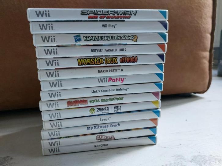 Partij Wii spellen, Spelcomputers en Games, Games | Nintendo Wii, Gebruikt, Overige genres, 3 spelers of meer, Vanaf 3 jaar, Ophalen of Verzenden