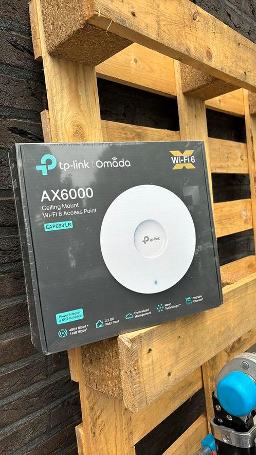 TP LINK EAP683 LR WIFI 6 accespoint in gesealde verpakking, Computers en Software, Accesspoints, Nieuw, Ophalen of Verzenden