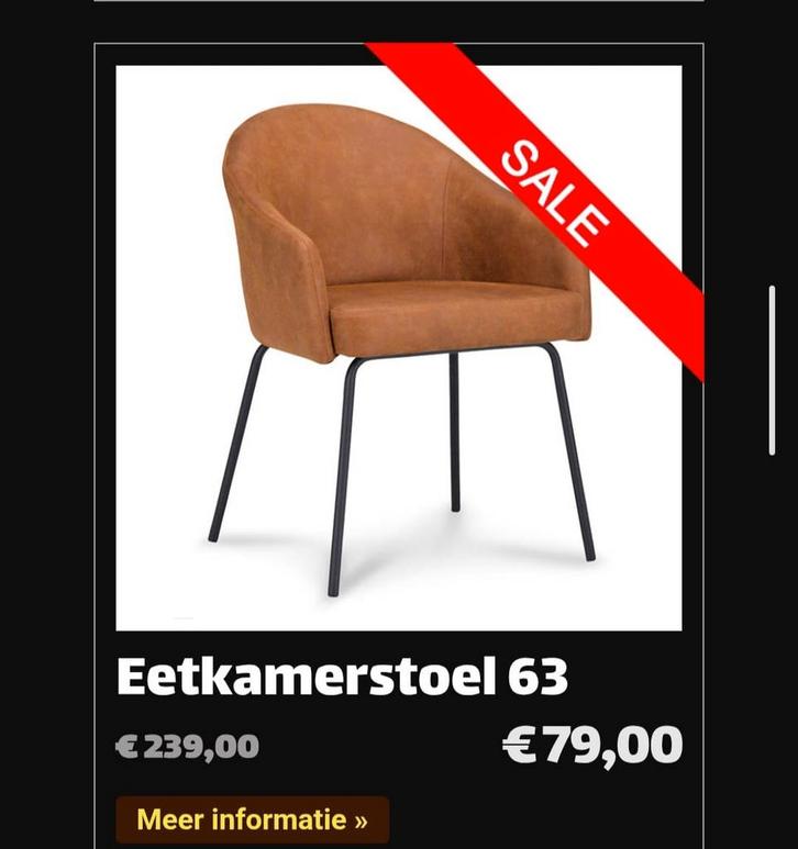 Eetkamerstoelen - Grote Partijen vanaf €29.95, Huis en Inrichting, Stoelen, Nieuw, Vijf, Zes of meer stoelen, Hout, Kunststof
