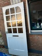Gratis af te halen: houten voordeur, Ophalen, Gebruikt, 80 tot 100 cm, Buitendeur