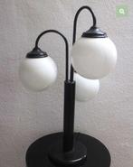 Herda Waterfall Tafellamp Jaren '70 zwart, Ophalen, Gebruikt, Glas, 50 tot 75 cm