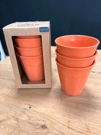 Drinkbeker Koziol model Nora. 7 stuks. Kleur koraal - oranje, Huis en Inrichting, Keuken | Servies, Nieuw, Ophalen of Verzenden