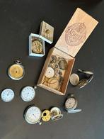 Materiaal voor reparatie oude zakhorloges, Sieraden, Tassen en Uiterlijk, Horloges | Antiek, Ophalen, Overige merken, Onbekend