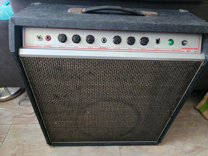 Wem Dominator 60 buizen gitaarversterker, Muziek en Instrumenten, Versterkers | Bas en Gitaar, Gebruikt, Gitaar, 50 tot 100 watt