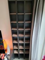 3 Zwarte Ikea Gnedby/Billy DVD/CD Kastjes met Hout Wrap, Ophalen, Minder dan 50 cm, Gebruikt, 200 cm of meer
