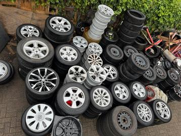 Partij Velgen! 29  Sets! 19 sets aluminium 7 sets staal etc beschikbaar voor biedingen