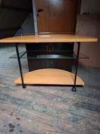 Bijzet/ TV tafel., Ophalen, Gebruikt, Rechthoekig, Hout