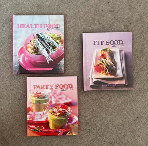 Drie kookboekjes: partyfood / Fit Food / Health Food, Boeken, Kookboeken, Zo goed als nieuw, Ophalen of Verzenden