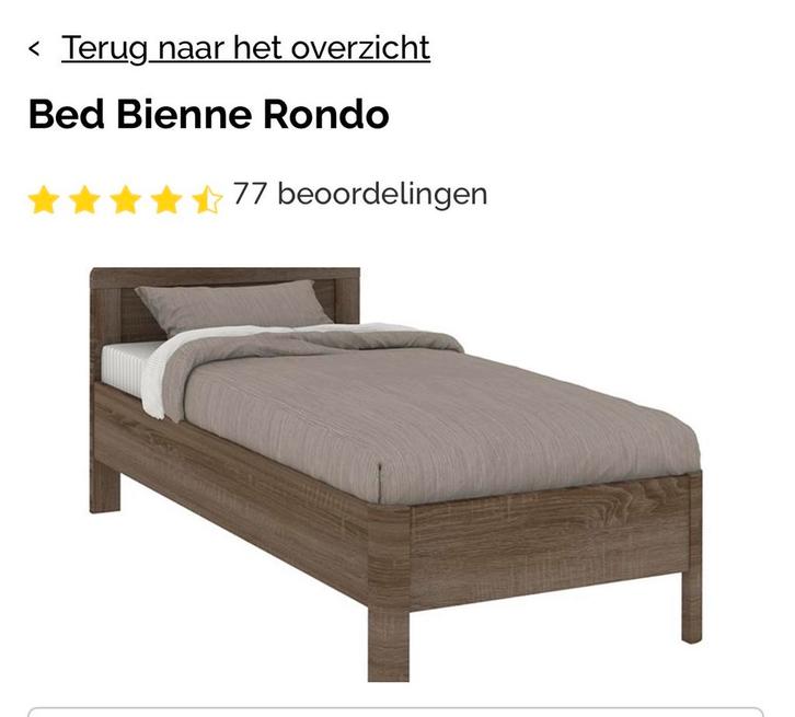 Seniorenbed 90x200 Elektrisch verstelbaar + Matras, Huis en Inrichting, Slaapkamer | Bedden, Zo goed als nieuw, Eenpersoons, 90 cm