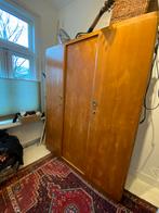 Vintage kledingkast met hang- en leg gedeelte, Huis en Inrichting, Kasten | Kledingkasten, Ophalen, Met plank(en), Gebruikt, 100 tot 150 cm