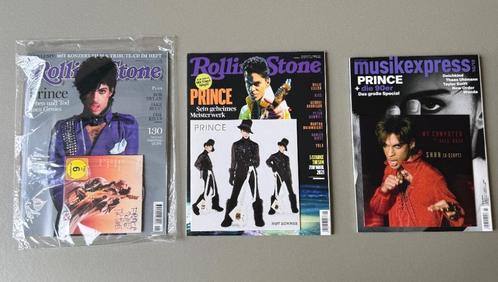 3 x Prince tijdschrift met vinyl en dvd, Cd's en Dvd's, Vinyl | Pop, Zo goed als nieuw, 1980 tot 2000, Overige formaten, Ophalen of Verzenden
