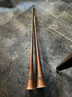 Antieke engelse jachthoorns., Muziek en Instrumenten, Blaasinstrumenten | Hoorns, Verzenden, Gebruikt, Overige typen