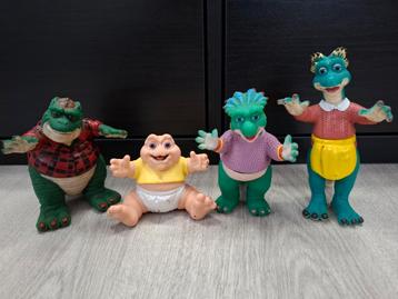 VINTAGE 1991 HASBRO | DINOSAURS SINCLAIR FAMILY 4 FIGURES