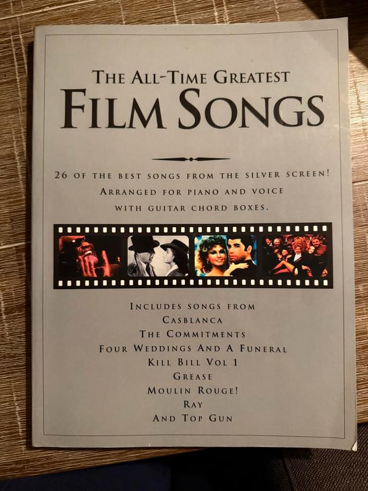 The All-Time Greatest Film Songs - Muziekboek, Boeken, Muziek, Zo goed als nieuw, Algemeen, Ophalen of Verzenden