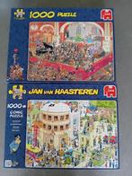 2 Jan van Haasteren puzzels 1000 stukjes. Samen €16.00., Ophalen of Verzenden, 500 t/m 1500 stukjes, Zo goed als nieuw, Legpuzzel
