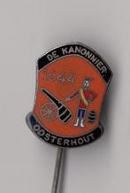 Oosterhout emaille de Kannonier speldje, Verzamelen, Gebruikt, Niet vindbaar, Niet vindbaar, Speldje of Pin