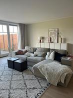 2 H&M home bijzettafels / salontafels kubus walnoothout, Huis en Inrichting, Tafels | Bijzettafels, Ophalen, Japandi, Gebruikt