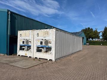 2 gebruikte 40ft High Cube Reefer | geïsoleerde zeecontainer beschikbaar voor biedingen