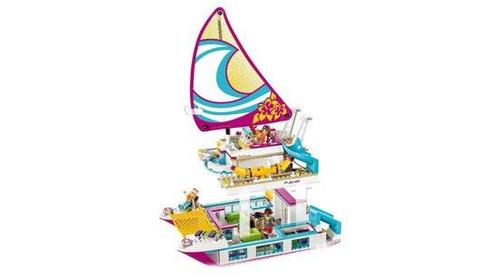 Lego FRIENDS sunshine catamaran, Kinderen en Baby's, Speelgoed | Duplo en Lego, Zo goed als nieuw, Lego, Complete set, Ophalen of Verzenden