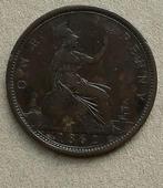 Engeland, 1 penny 1862, Ophalen of Verzenden, Overige landen, Losse munt