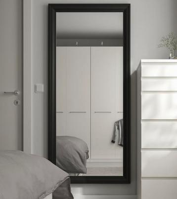 2 keer Ikea TOFTBYN Spiegel, zwart, 75x165 cm beschikbaar voor biedingen
