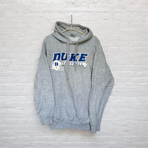 TRT Classics Hoodie M Grijs Blauw Duke Football, Kleding | Heren, Truien en Vesten, Zo goed als nieuw, Maat 48/50 (M), Grijs, Verzenden