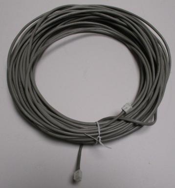 kabel met 2 x 4 polig plugje - 25 meter {7297} beschikbaar voor biedingen