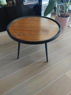 Leuk retro look tafeltje, Ophalen, Gebruikt, 50 tot 100 cm, Rond