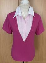Top/Polo van Roses of avalon maat M, Kleding | Dames, Ophalen of Verzenden, Zo goed als nieuw, Blauw, Korte mouw