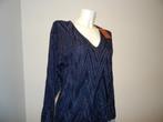 Missoni eerstelijns trui tuniek nacht blauw aztec glitterNie, Kleding | Dames, Nieuw, Missoni, Maat 36 (S), Verzenden