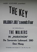 Concert poster The Key en The Walkers (1966) Den Haag, Gebruikt, Poster, Artwork of Schilderij, Verzenden