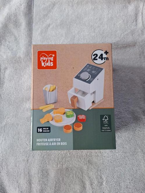 Airfryer hout kinderkeukentje tbv goed doel, Kinderen en Baby's, Speelgoed | Houten speelgoed, Nieuw, Overige typen, Ophalen of Verzenden