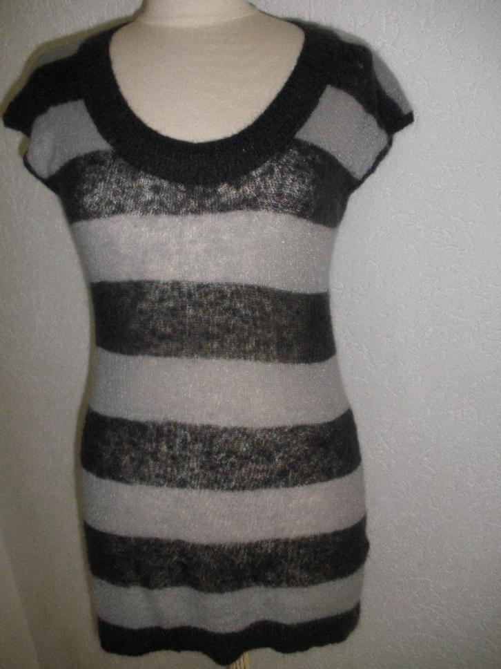 ESPRIT tuniek trui grijs streep maat XL - nieuw -, Kleding | Dames, Truien en Vesten, Nieuw, Maat 46/48 (XL) of groter, Grijs