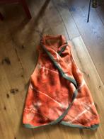 Oranje wollen omslag vest bodywarmer S/M, Ophalen of Verzenden, Zo goed als nieuw, Oranje