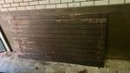 Hardhouten staldeur - Robuust en karakteristiek, Ophalen, Gebruikt, Buitendeur, 200 tot 215 cm