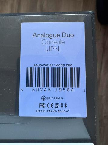 Analogue - DUO JPN met 2 controllers beschikbaar voor biedingen