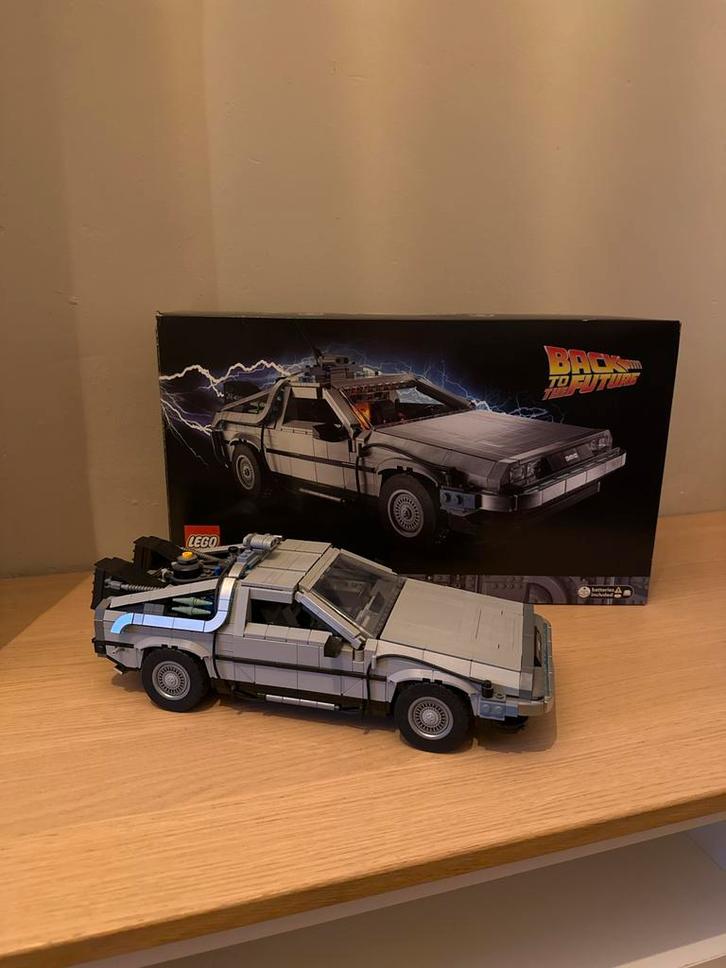Lego Back to the Future DeLorean 10300, Kinderen en Baby's, Speelgoed | Duplo en Lego, Zo goed als nieuw, Lego, Complete set, Ophalen of Verzenden