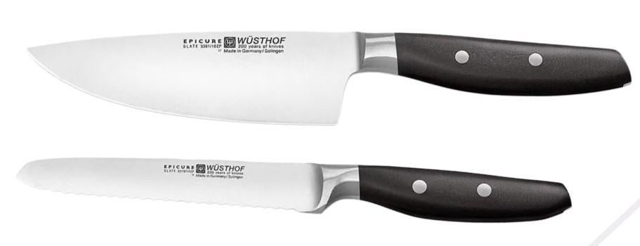 Wüsthof Epicure Slate Koksmessen 2x🔪Solingen🔪 Nieuw!, Ophalen of Verzenden, Nieuw, Rvs of Chroom, Los bestek