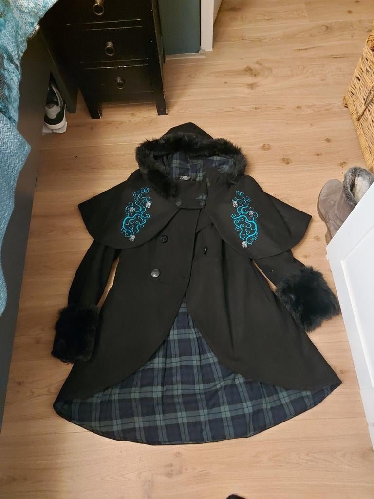 Harry Potter jas met schoudermantel - Maat M, Ophalen of Verzenden, Zo goed als nieuw