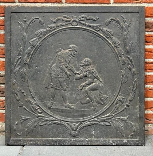 Haardplaat " Militaria ", Antiek en Kunst, Curiosa en Brocante, Ophalen