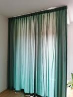 Lichtgroen gordijn inclusief rails (200x258cm), Huis en Inrichting, Ophalen, Gebruikt, 200 cm of meer, 200 cm of meer