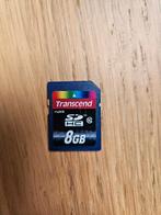Transcend SD kaart 8 GB, Gebruikt, 8 GB, Transcend, SDHC